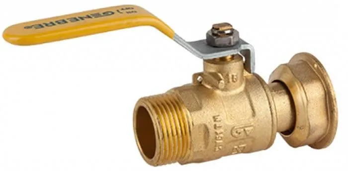 Robinet cu bila pentru gaz si piulita alunecatoare