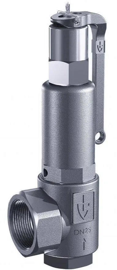 Supapa siguranta pentru aer, abur, gaze si lichide neutre sau non neutre - Seria 451 - Inox