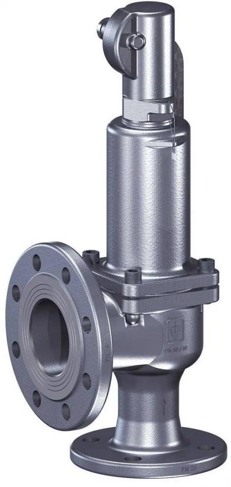 Supapa siguranta pentru aer, abur, gaze si lichide neutre sau non neutre - Seria 452 - Inox