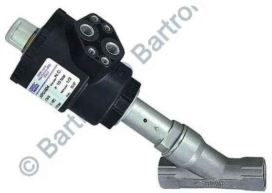 Ventil cu piston - actuator pneumatic - NC (normal inchis) - Inox