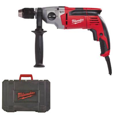 Masina de gaurit cu percutie cu 2 viteze 1020 W - Milwaukee PD2E 24 R
