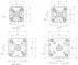 Cilindru compact dubla actiune magnetic anti-rotatie, tija filet interior, ISO 21287