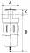Pre-filtru fara manometru de presiune diferential, G 1&QUOT;, 5000 l/min