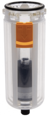 Pahar policarbonat cu purja automata, O-ring inclus, pentru filtre si filtre regulatoare seria 3 SMART
