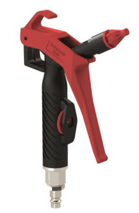 Pistol aer profesional cu debit mare, duza standard