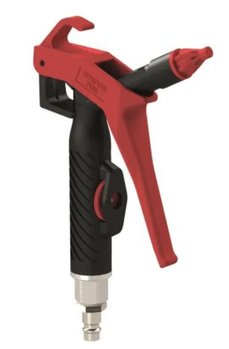 Pistol aer profesional cu debit mare, duza standard