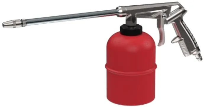 Pistol spray cu tija dreapta, cuplaj rapid DN 7.2, recipient plastic