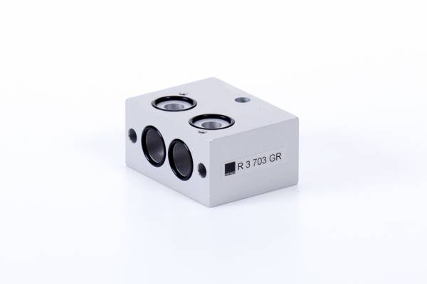 Placa capat - dreapta, sistem modular placi - distribuitoare 3/2
