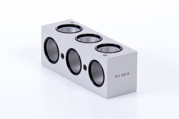 Pozitie individuala, sistem modular de placi pentru distribuitoare 5/2 si 5/3, tip R-5-103 G