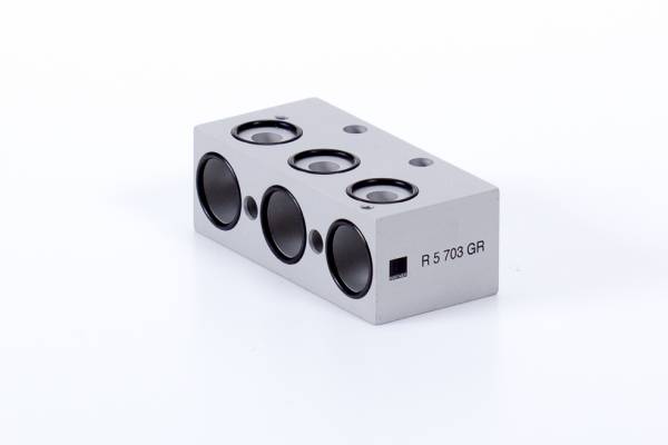 Placa capat - dreapta, sistem modular de placi pentru distribuitoare 5/2 si 5/3, tip R-5-703 G