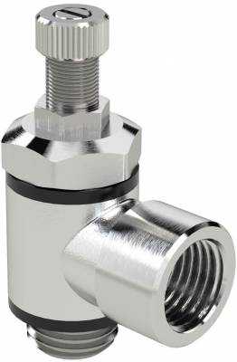 Drosel metalic bidirectional cu filet ext./int. M5
