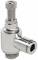 Drosel metalic bidirectional cu filet exterior G 1/8 si cupla push-in 6 mm