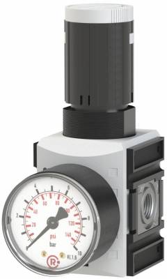 Regulator presiune cu manometru, G 1&QUOT;, 0,2 - 4 bar, 14200 l/min, seria Future