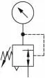 Regulator presiune cu manometru, G 1&QUOT;, 0,1 - 1 bar, 14200 l/min, seria Future