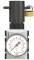 Regulator presiune de precizie cu furnizare de presiune constanta si manometru, G 1/2&QUOT;, 0,1 - 2 bar, 5200 l/min, seria Future
