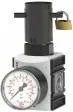 Regulator presiune de precizie cu furnizare de presiune constanta si manometru, G 3/8&QUOT;, 0,1 - 2 bar, 2750 l/min, seria Future