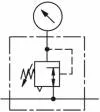 Regulator presiune de precizie cu furnizare de presiune constanta si manometru, G 3/8&QUOT;, 0,1 - 2 bar, 2750 l/min, seria Future
