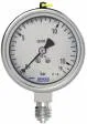 Manometru cu glicerina, complet inox, atac radial, Ø 63, 100, 160