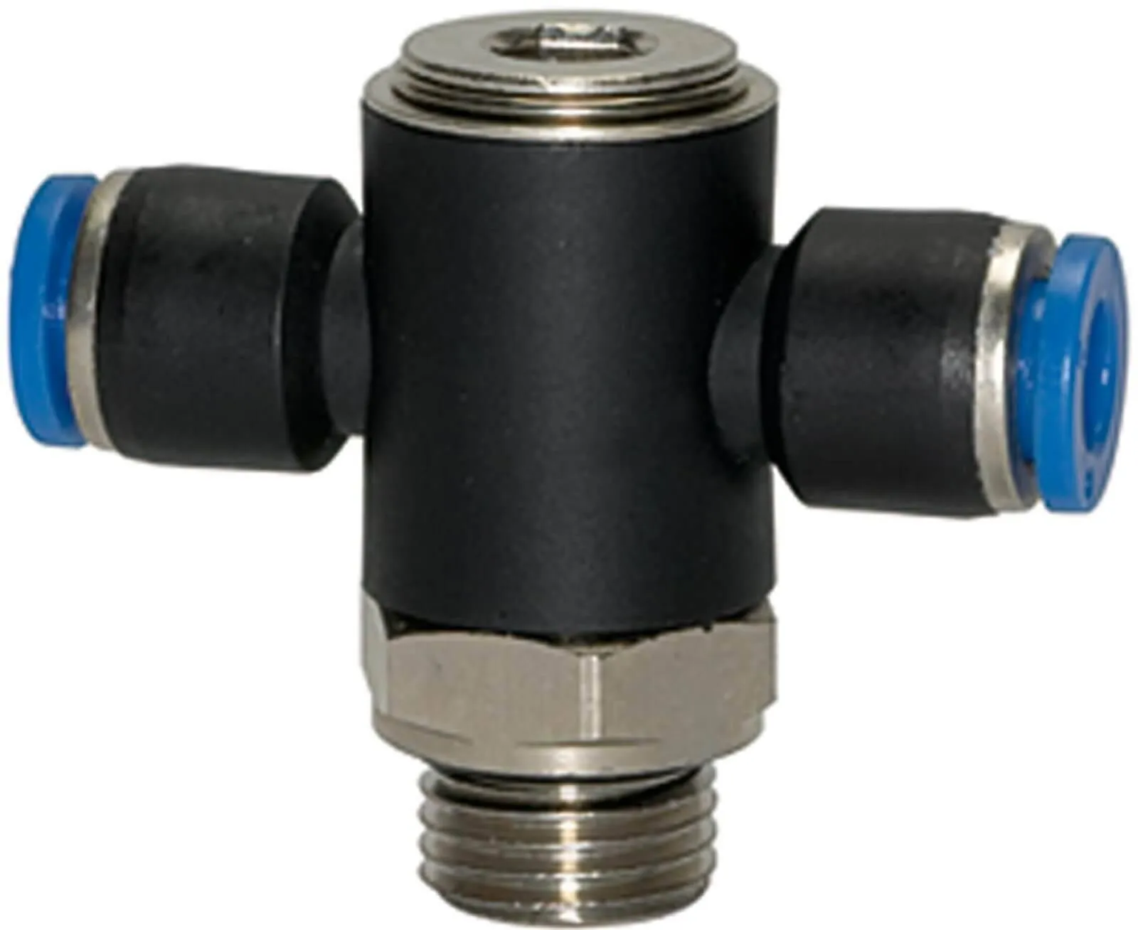 Ramificator T push-in cu filet cilindric exterior si O-ring, seria standard