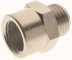 Reductie cu filet exterior G 1&QUOT; - interior G 1&QUOT;, lunga, PN 25, alama nichelata