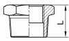 Reductie cu filet exterior R 2&QUOT; - interior Rp 1&QUOT;, inox AISI 316