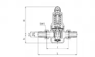 Regulator presiune G 1&QUOT;, 40 bar max., 5 - 15 bar, pentru apa, lichide, aer, gaze