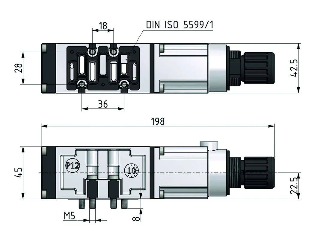 Regulator presiune ISO1