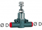 Regulator presiune cu cuple push-in 6 mm