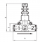 Regulator presiune cu cuple push-in 6 mm