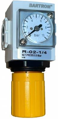 Regulator presiune G 1/4&QUOT;, 900 l/min, manometru patrat - seria SMART
