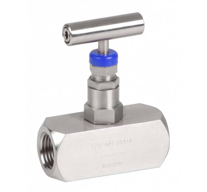 Robinet cu ac, filete interioare, 6000 psi