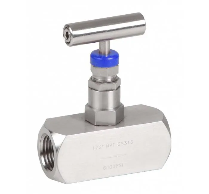Robinet cu ac, filete interioare, 6000 psi