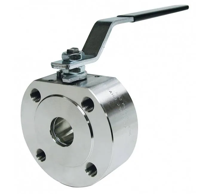Robinet cu bila, tip wafer, orificiu complet, flanse PN 16