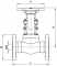 Robinet cu sertar,flanse ANSI 150, 1&QUOT;, PN 19