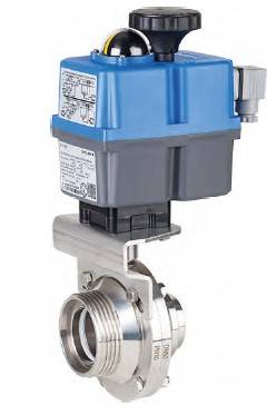 Robinet sanitar cu bila, filet ext./conex. sudabila 3&QUOT;, actuator electric, PN 10