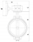 Robinet fluture Wafer, disc din inox, operare cu roata, flanse PN 16 & ANSI 150, 3&QUOT; (DN80)