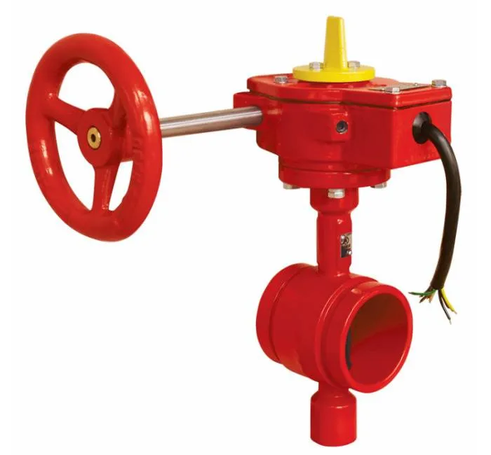 Robinet fluture cu capete canelate, reductor si limitator