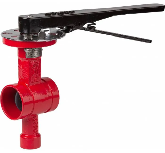 Robinet fluture cu capete canelate
