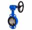 Robinet fluture Wafer, disc din inox, operare cu roata, flanse PN 16 & ANSI 150, 3&QUOT; (DN80)