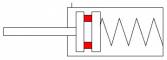Cilindru rotund simpla actiune magnetic - arc spate