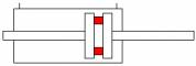 Cilindru rotund dubla actiune magnetic cu tija bilaterala