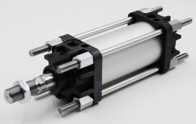 Cilindru CNOMO dubla actiune, magnetic, cu amortizare, Ø 32 mm, cursa 150 mm