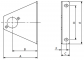 Suport fixare pentru regulatoare, filtre regulatoare, filtre, din inox