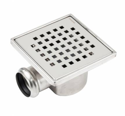Scurgere din inox cu sifon 15x15