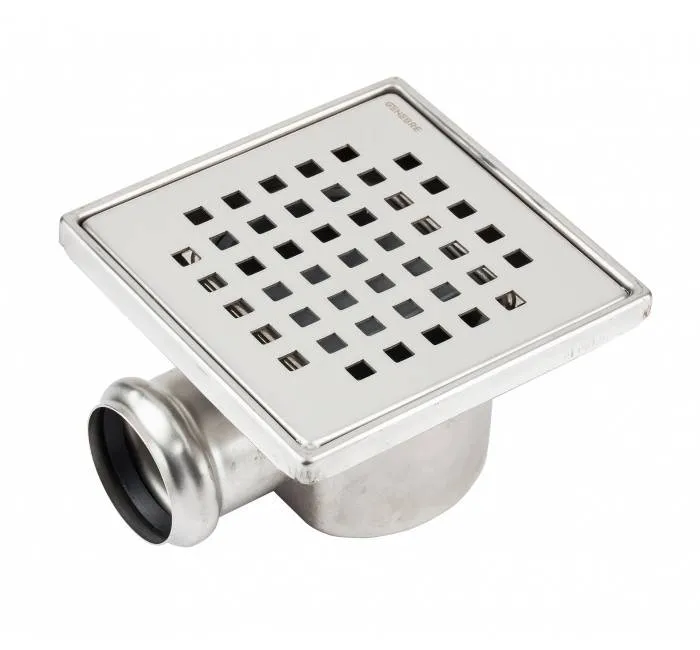 Scurgere din inox cu sifon 15x15