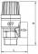 Supapa unghiulara de siguranta cu filet exterior 3 bar