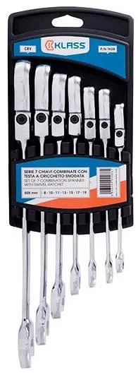 Set 7 chei combinate cu clichet pivotant CR-V