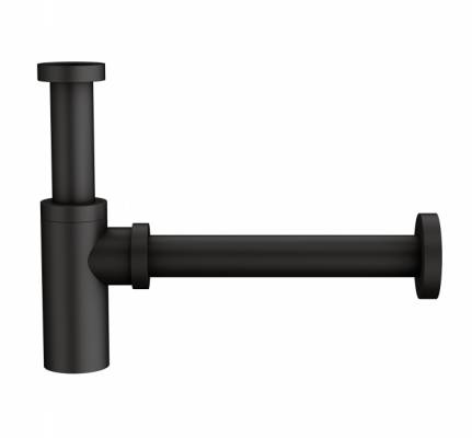 Sifon negru 1 1/4&QUOT; pt. bideu si lavoar