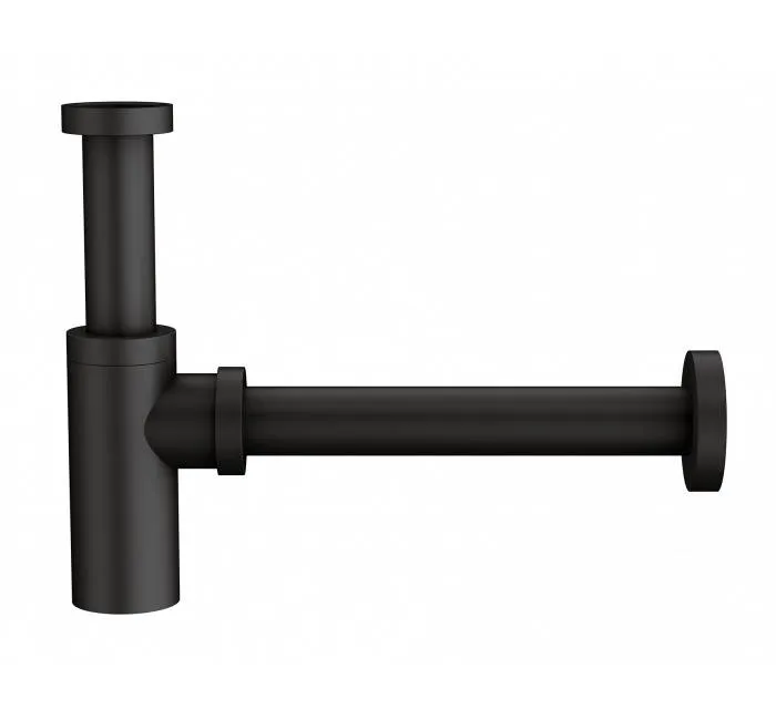 Sifon negru 1 1/4&QUOT; pt. bideu si lavoar