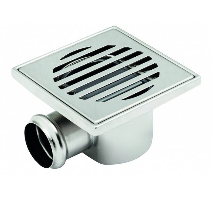 Scurgere din inox cu sifon 15x15